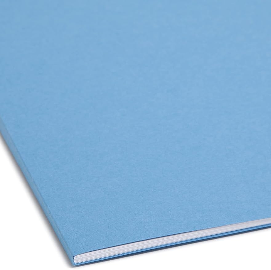 Smead Fastener File Folder, 2 Fasteners, Reinforced 1/3-Cut Tab, Legal Size, Blue, 50 per Box (17040) - Image 5