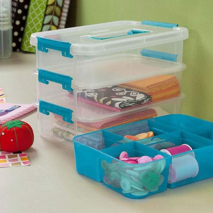 STERILITE Layer Stack & Carry Box, 10-5/8-Inch - Image 3