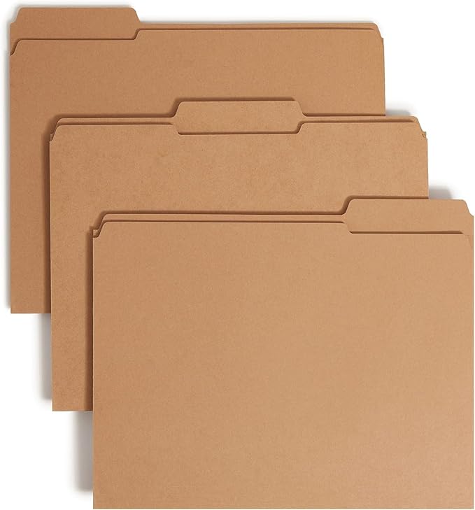 Smead Fastener File Folders, Reinforced 1/3-Cut Tabs, 1 Fastener, Letter Size, Kraft, 50 per Box (14834) - Image 8