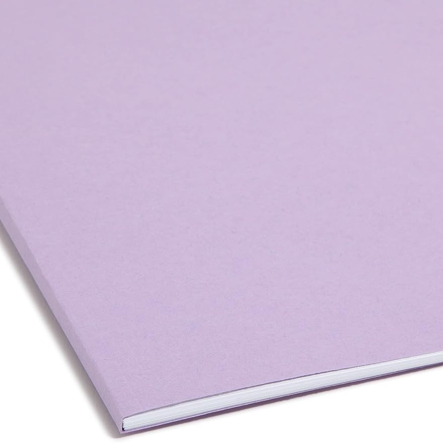 Smead Fastener File Folder, 2 Fasteners, Reinforced 1/3-Cut Tab, Legal Size, Lavender, 50 per Box (17440) (Pack of 1) - Image 5