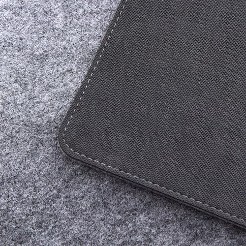 Premium Felt Desk Mat | Large 15.75" x 36" | Multifunctional Desk Pad for Home Office | Mid Gray - Image 5