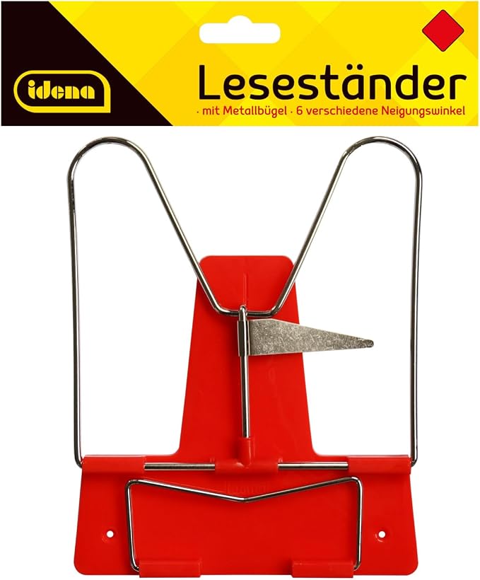 Idena 12083 Reading Stand with Metal Bracket Red - Image 3