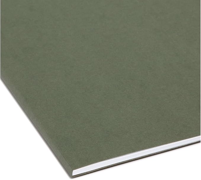 Smead Hanging File Folder, No Tabs, Letter Size, Standard Green, 25 per Box (64010) - Image 5