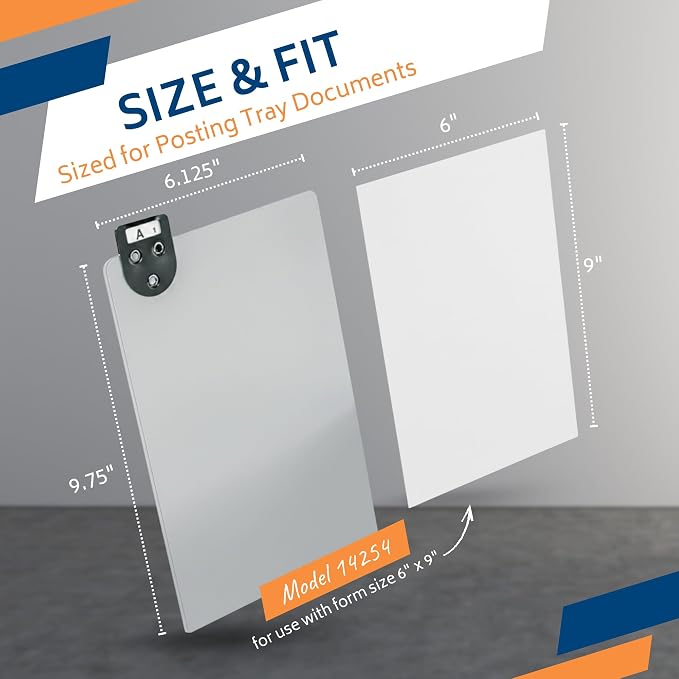 Martin Yale 14254 Posting Tray Index Set, 25 Press-Board Dividers for 6" x 9" Sheets, Includes A-Z Categories and Blank Inserts, Metal Tab Index - Image 3
