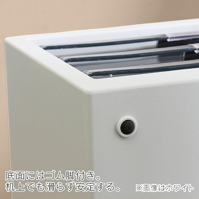 Iris Ohyama LCE-14S Ultra Shallow Type 14 Tiers A4 Letter Case, Stackable Up to 3 Tiers, Index Stickers, Drawer, Office Storage, Desk, Document Case, Storage Case, Envelopes, Clear, Storage, Tabletop, - Image 5