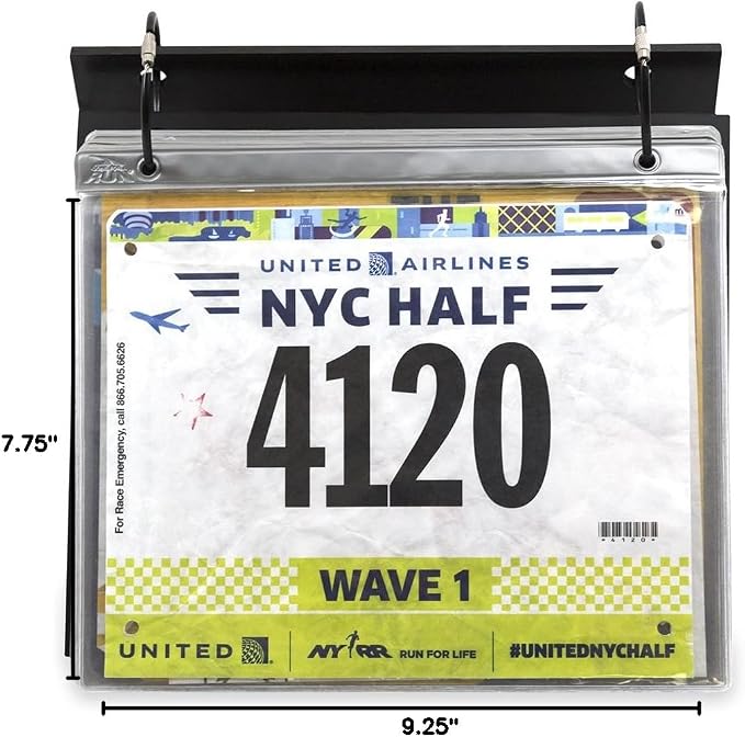 Gone For a Run BibFOLIO Race Bib Protector Sheets - Vinyl Sleeves 48 Sheets | Clear Vinyl Sleeves, Top Loading, BibFOLIO Compatible, Race Memorabilia, Marathon Runner, 4 Pack (48 Sheets) - Image 10