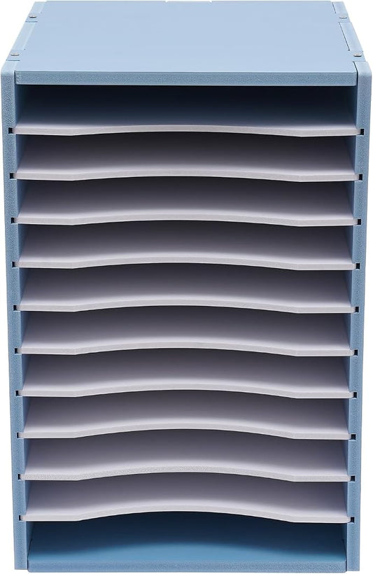 Desktop Organizer, Vertical Desktop Sorter, Literature Organizer Sorter | Paper Organizer Storage File Sorter Mail Center Magazine Holder, Classroom Mailbox Paper Storage by Upyouths