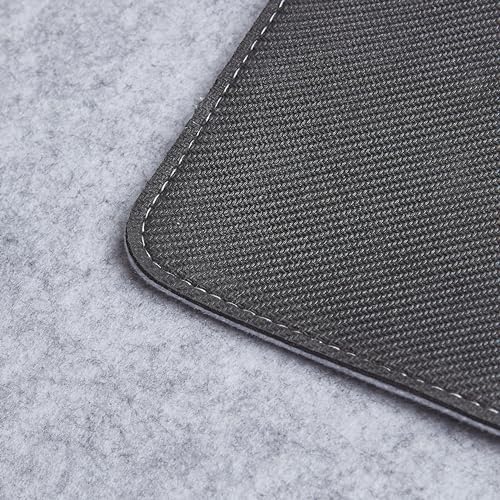 Premium Felt Desk Mat | Small 12" x 27.5" | Multifunctional Desk Pad for Home Office | Light Gray - Image 6