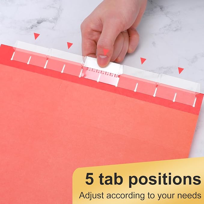 Hanging File Folders, 60 Pack Letter Size Hanging File folders with Tabs, Stay Organized for Your Home and Office Bulk File, Documents and Paper, 10 Colors - Image 7