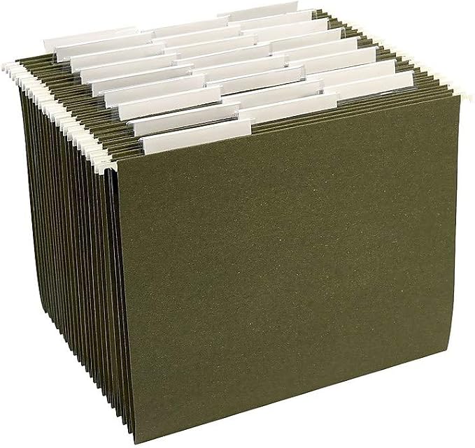 Staples Hanging File Folders, Letter Size, 3‑Tab, Durable Everyday Filing – 25/Box - Image 2