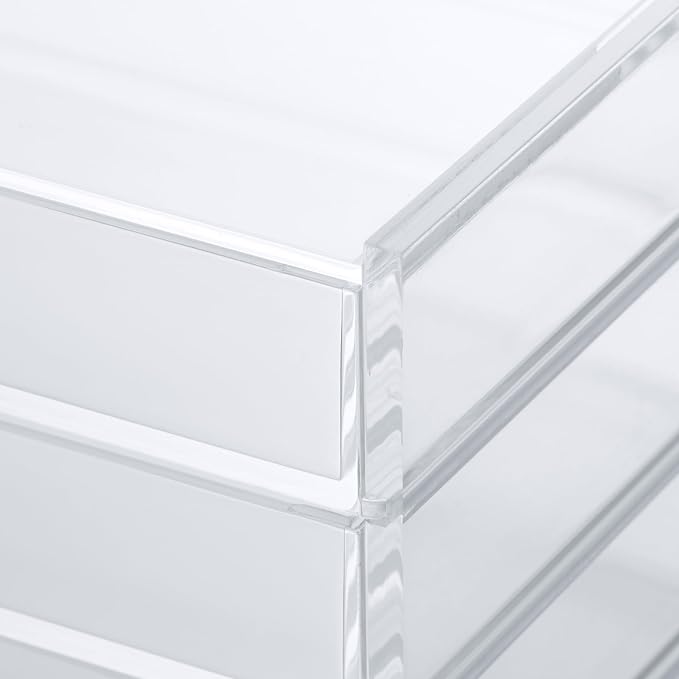 Muji Acrylic 3-Drawer Storage Case, 25.5 cm Width x 17 cm Depth x 10 cm Height - Image 6