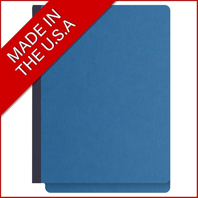 25 Pt. Pressboard Classification Folders, Full Cut End Tab, Letter Size, No Dividers, Royal Blue (Box of 25) - Image 5