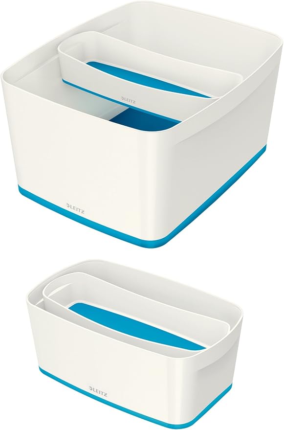 Leitz Wow, myBox, Storage Tray Klein Weiß/Blau Metallic - Image 4