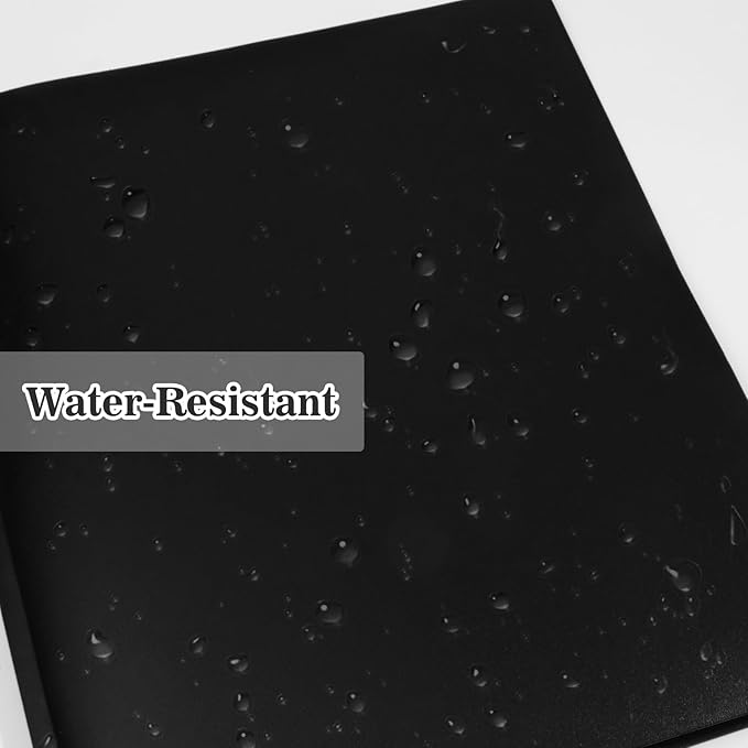 60-Pack Plastic Folders with Pockets and Prongs,2-Pocket Folders with 3 Fasteners, Poly Folders Holds 8-1/2" x 11" Paper for School/Office/Home, Black - Image 3