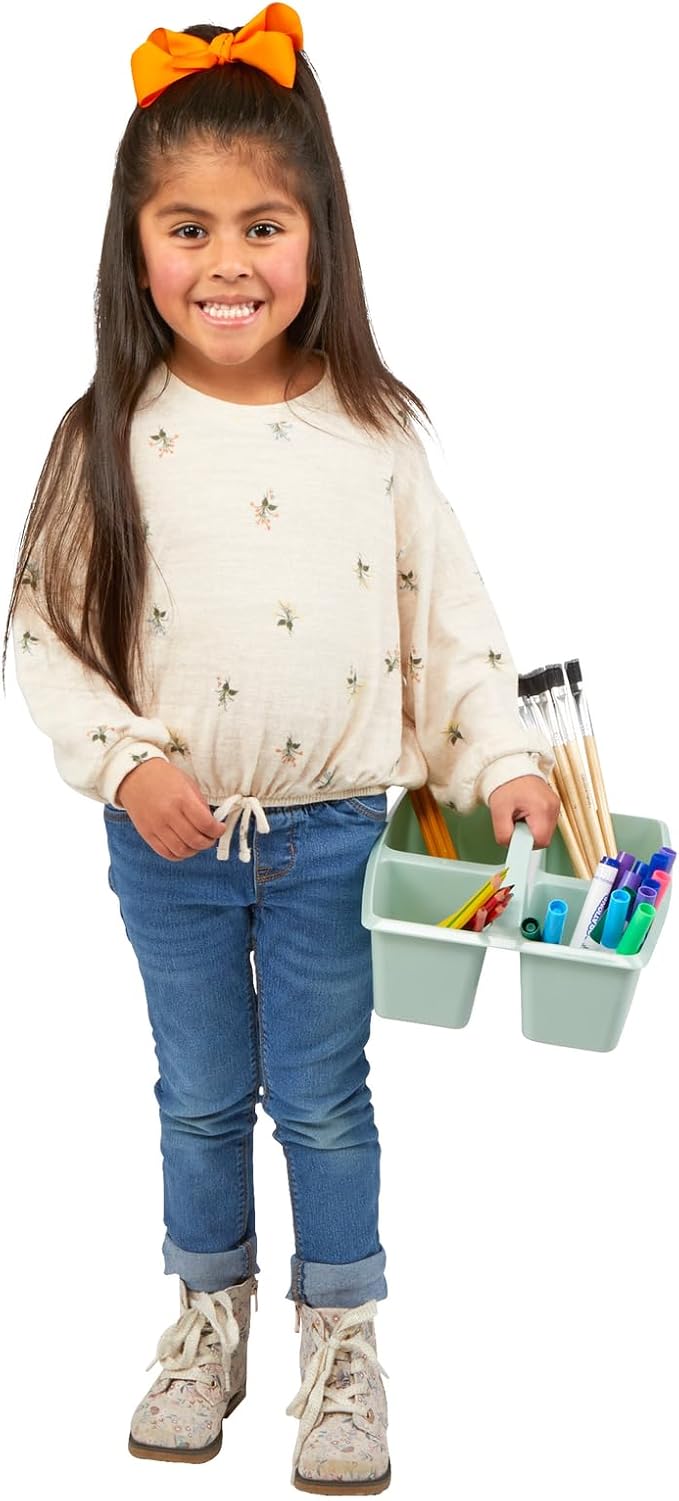 Really Good Stuff 4-Compartment Caddies, Boho, 6-Pack | Classroom Organization - Image 9