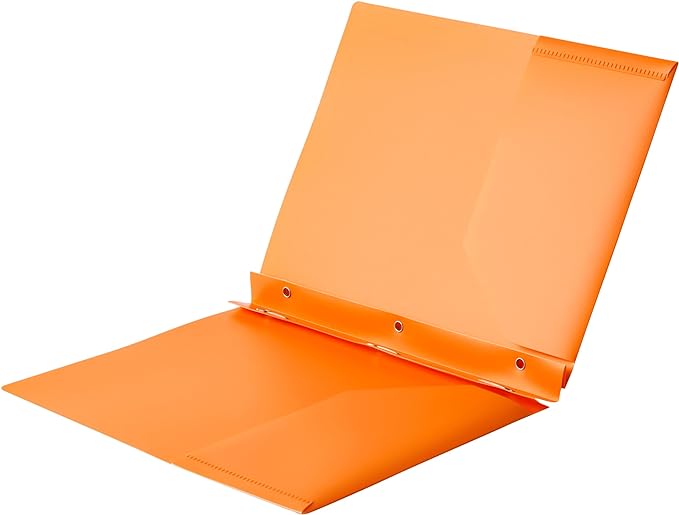 Amazon Basics Heavy Duty Plastic Folders with 2 Pockets for Documents, Letter Size Paper, School Supplies Organization, Assorted Colors, Pack of 12 - Image 4