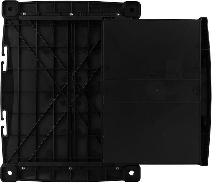 Kantek Monitor Stand With Drawer, 17" X 13.25" X 3" To 6.5", Black, Supports 50 Lbs - Image 7