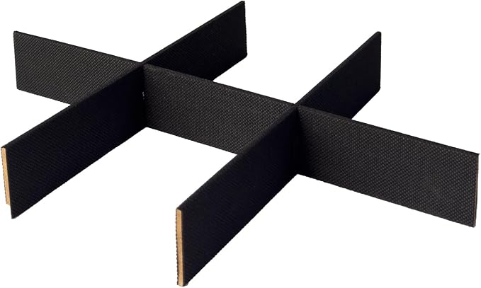 UnionBasic Divider Bar, Divider Strip for 3-Drawer File Organizer, Black - The Accessory of Dividing Bar Only, 3-Drawer File Organizer NOT Included by UnionBasic