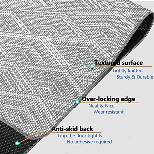 Chair Mat for Hardwood & Tile Floor, 36" x 48" Heavy Duty Office Chair Mat for Rolling Chairs Easy Glide, Anti Slip, Non-Curve, Floor Protector for Home Office - Image 3