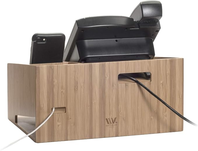MobileVision Bamboo Paper Tray Office Organizer for Files, Documents, Letter Sorter, Envelopes and Magazine Holder (File & Paper Organizer) - Image 5