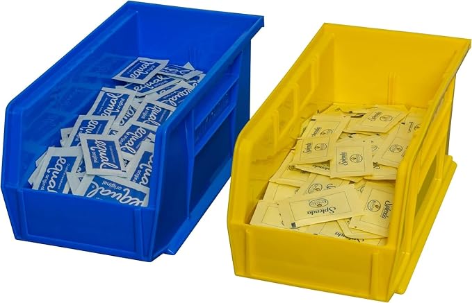 Akro-Mils 30230 AkroBins Plastic Storage Bins, Space-Saving Stackable Bins for Garage, Pantry, Craft Organization, 10.5 "L x 5.5 "W x 5"H, Blue, 12-Pack | Space-Saving Stackable Bins for Garage, Pantry, Craft Organization - Image 11