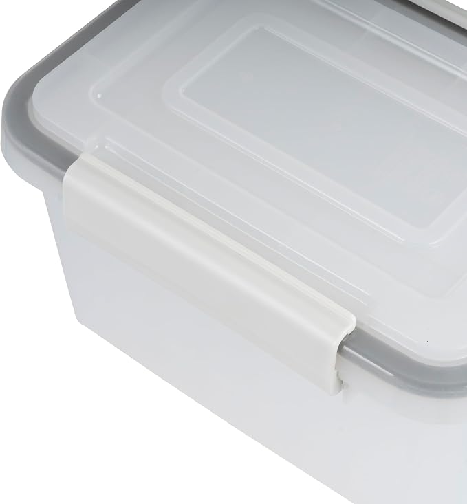 IRIS USA Photo Storage Box |Made in USA| 7 Cases - Clear | Fits 4" x 6" Pictures / Built-In Handle / Organizing Containers for Tasks, Stickers, Ephemera & Flashcards / WeatherPro - Image 5