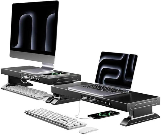 Computer monitor stand (Electric adjustable height, Fast charging version 630) by Unknown