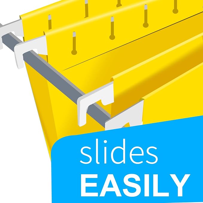 HERKKA Extra Capacity Hanging File Folders, 60 Pack Reinforced Letter Size Hanging Folders with Heavy Duty 3 Inch Expansion, Designed for Bulky Files, Medical Charts, 12 Assorted Colors - Image 3