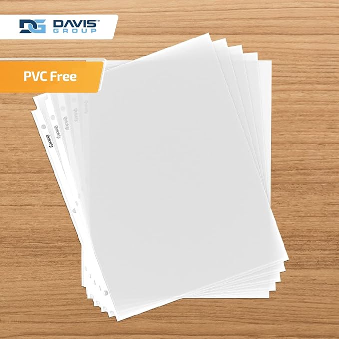 QuickFit Top-Load Sheet Protectors, Clear Page Protectors for 8.5-by-11-Inch Sheets, Top-Loader Binder Sleeves, 225 Sheets, Economy, Non-Glare - Image 3