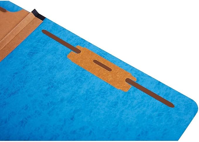 Staples Moisture‑Resistant Classification Folder, Letter Size, 2 Dividers, 2/5‑Cut Top Tab, Blue, Durable Construction, 10/Box - Image 5