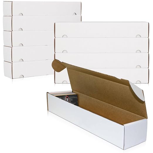 BCW 930-Count Trading Card Storage Box – 10 Pack | Cardboard Organizer for Sports Cards, TCG, and Collectible Cards | Durable, Stackable Storage with Easy Assembly by BCW