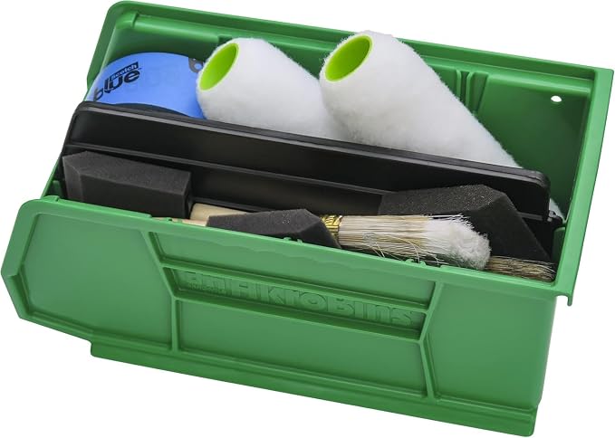 Akro-Mils 30230 AkroBins Plastic Storage Bins, 11"x5"x5", Green, 12-Pack | Space-Saving Stackable Bins for Garage, Pantry, Craft Organization - Image 12