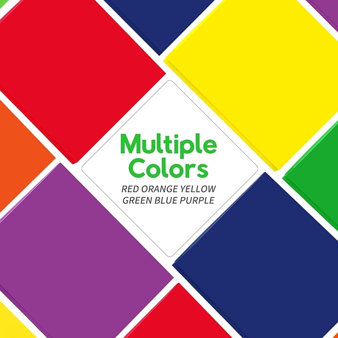 Plastic Folders with Pockets and Prongs (12 Pack,Multi-Colored),Fit Letter Size Paper,Business Card Slot,2-Pocket Folder for School Office or Home,Durable Acid-Free Poly,Back to School Supplies - Image 4