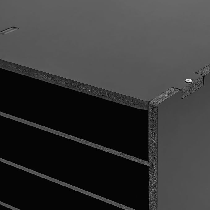 2 Pack 10-Slot Desktop Paper Storage Cabinets File Organizer | Heavy Duty PVC Frame, Adjustable Dividers, Open Access Design, Easy Assembly, Wide Usage Scenarios - Image 7