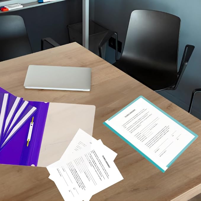 Pack of 120 Assorted Colour A4 Project Folders by Janrax - Image 8
