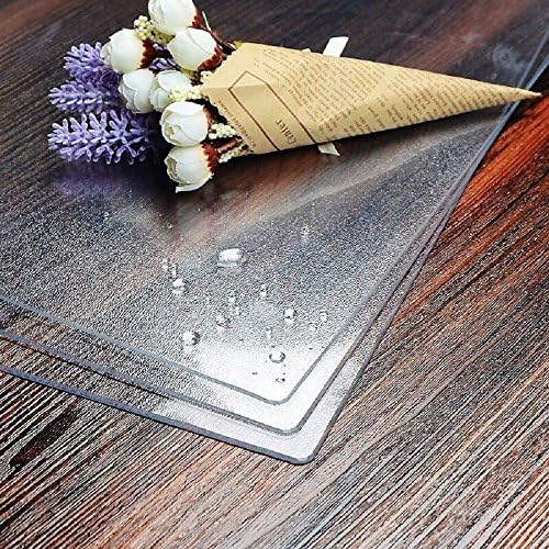 LovePads Frosted Table Cover Protector 36 x 62 in, 1.5mm Thick Plastic Mat - Image 3