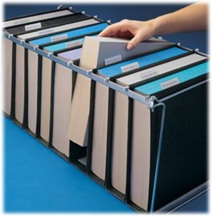 Smead Supplies Extra Capacity Hanging File Folders, 25 Reinforced Hang Folders, Heavy Duty 3 Inch Expansion, Designed for Bulky Files and Charts, Letter Size, Standard Green, 25 Pack (64279) - Image 2