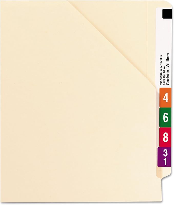 Smead End Tab File Jacket, Shelf-Master Reinforced Straight-Cut Tab - Image 2