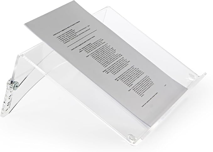 Bakker Elkhuizen BNEFDCC Document Holder FlexDoc 5 Levels Adjustable Cristal Clear - Image 3