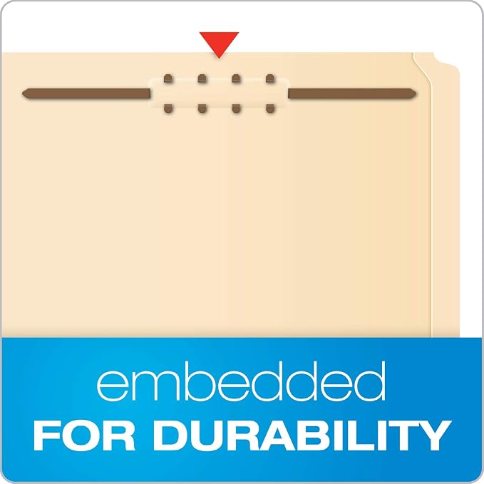 Pendaflex Fastener Folders, Letter Size, 50 Folders Per Box (22940) and FM213 - Image 5