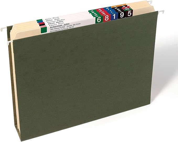 Smead File Folder, Reinforced Straight-Cut Tab (Not Undercut), Letter Size, Manila, 100 per Box (10310) | Premium manila stock, two-ply not-undercut tab, desktop and drawer filing, SFI certified, available in colors - Image 9