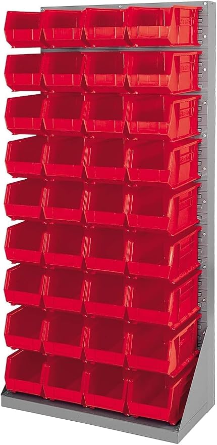 Akro-Mils 30240 AkroBins Plastic Storage Bins, 15"x8"x7", Red, 12-Pack - Image 10