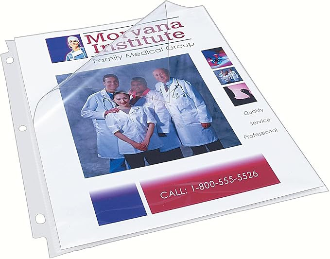 Avery Clear Super Heavyweight Sheet Protectors, Non-Glare, Easy Load, 50 Document Protectors (74131) - Image 4