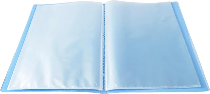 Exacompta Kreacover Semi-Rigid PP Display Book, A4, 100 Pockets - Assorted Colours, Pack of 8 - Image 9