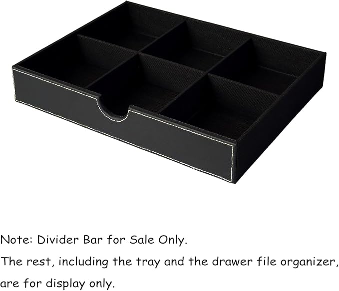 UnionBasic Divider Bar, Divider Strip for 3-Drawer File Organizer, Black - The Accessory of Dividing Bar Only, 3-Drawer File Organizer NOT Included - Image 3