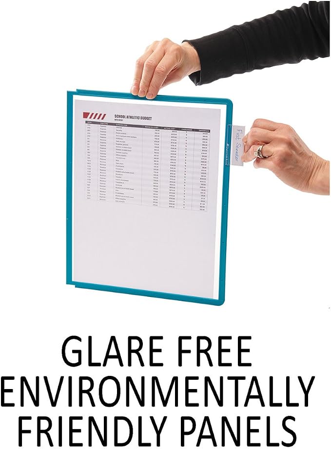 Durable Wall Mounted Reference System, 10 Double-Sided Panels, Letter-Size, Assorted Colors, SHERPA Design (554100) - Image 5