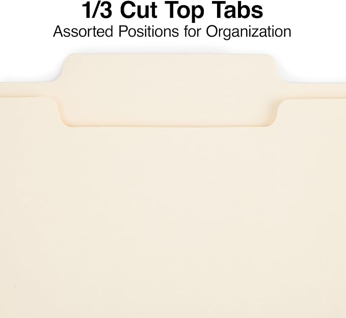 Staples Reinforced Classification Folders, Letter Size, 2" Expansion, Manila, Durable Fastener Design – 100/Carton - Image 3