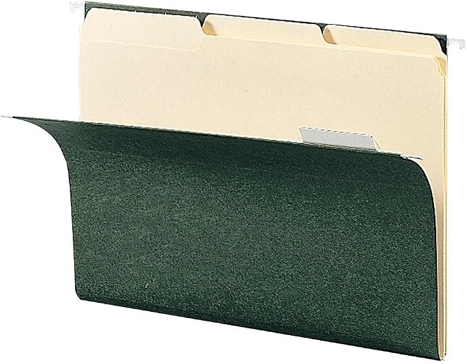 Smead Interior File Folder, 1/3-Cut Tab, Letter Size, Manila, 100 per Box, Expandable File Folders for Filing Cabinet - Image 6