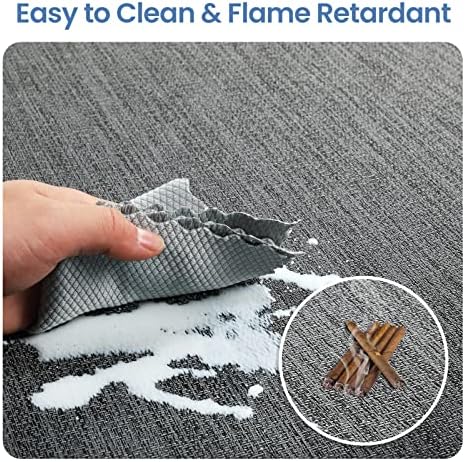 Chair Mat for Hardwood Floor, 36" x 48" Heavy Duty Office Chair Mat for Rolling Chairs, Anti Slip, Computer Chair Desk Mat, Floor Protector for Home Office, Graphite Texture - Image 6