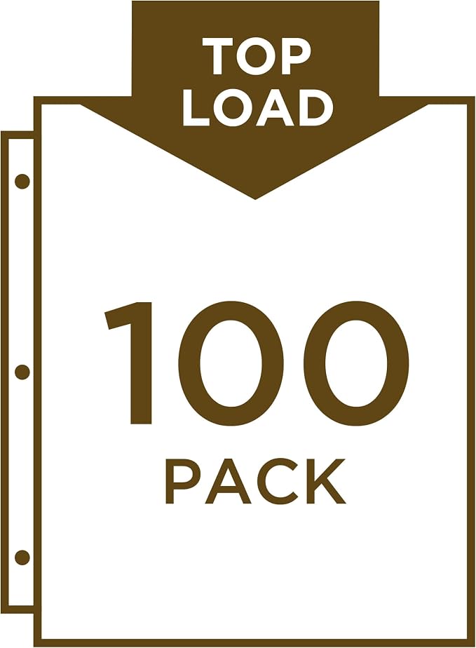 Avery® EcoFriendly Recycled Economy Sheet Protectors, Semi-Clear, Top Load, 100 Document Protectors (75537) - Image 6